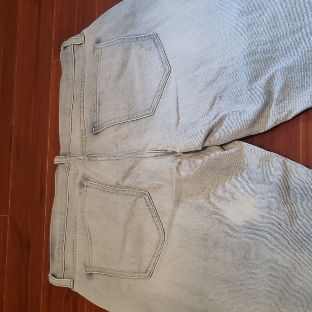 Old Navy Distressed Boyfriend Jeans Blue Size 8 - Picture 12 of 15